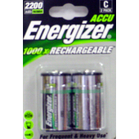 Energizer C Rechargeable Battery 2 Pack