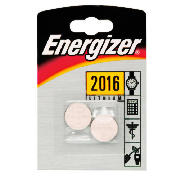 Energizer CR-2016 Pack of 2 Batteries