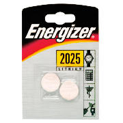 Energizer CR-2025 Pack of 2 Batteries