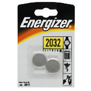 Energizer CR-2032 Pack of 2 Batteries