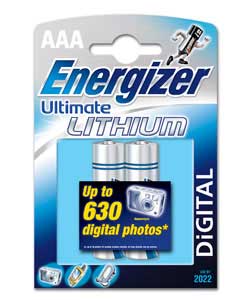 energizer Lithium AAA - 2 Pack