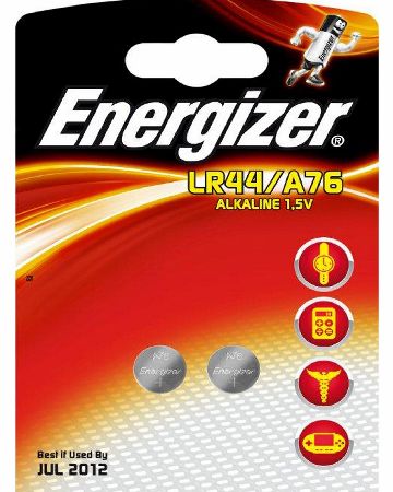 Energizer LR44 Batteries 2 Pack