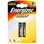 Energizer Pack of 2 AAAA Batteries