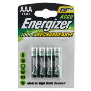 Energizer Rechargable AAA4 850 mah