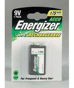 Energizer Rechargeable 9V Ni-MH Battery - 1 Pack