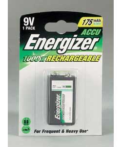 Rechargeable 9V Ni-MH Battery - 1 Pack