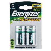 Energizer Rechargeable Batteries C2 2500 mah