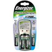 energizer Rechargeable Compact Charger With 4 AA