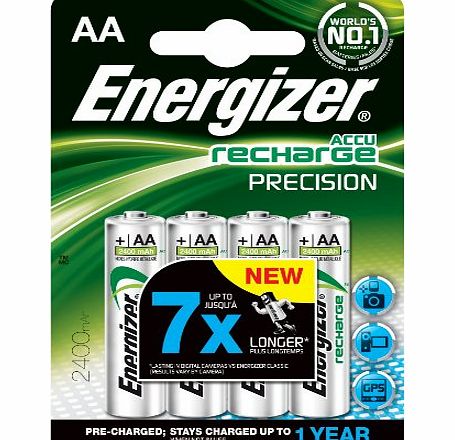 Rechargeable Precision AA 2400mAh Batteries - Pack of 4