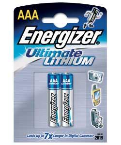 Ultimate Lithium AAA Batteries - 2 Pack