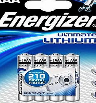 Ultimate Lithium Batterry: 8pcs Energizer L91 AAA Batteries (Twin Packs of 3+1 Free)