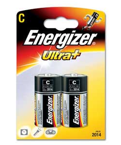 Energizer Ultra  C Batteries - 2 Pack