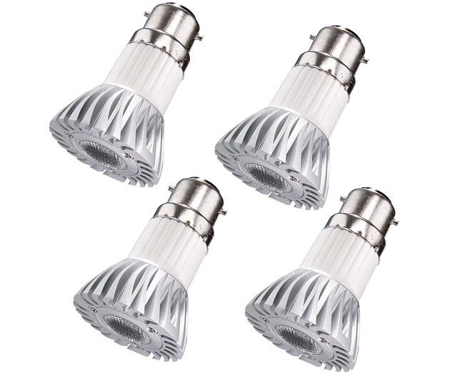 energy saving LED bulbs (4pk) B22 220V