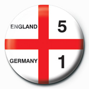 England 5 Germany 1 Badge