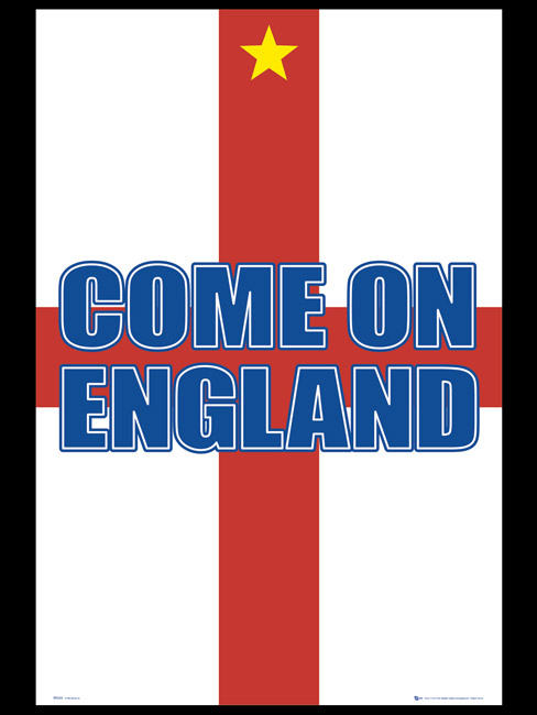 England Football and#39;Come On Englandand39; Maxi Poster SP0335