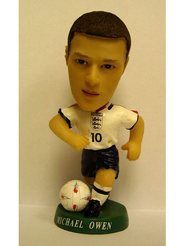 England Football Bobblehead Michael Owen Doll Toy