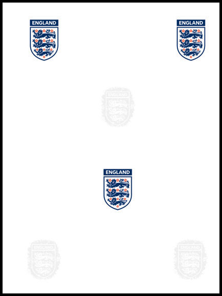England Football Crest White Design Wallpaper