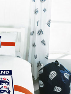 England Football England Curtains White Design 54`