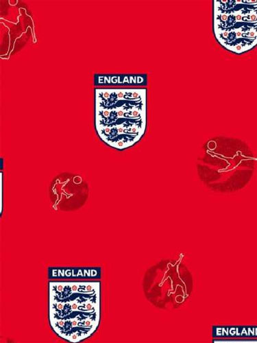 England Football England Red Curtains 72` drop