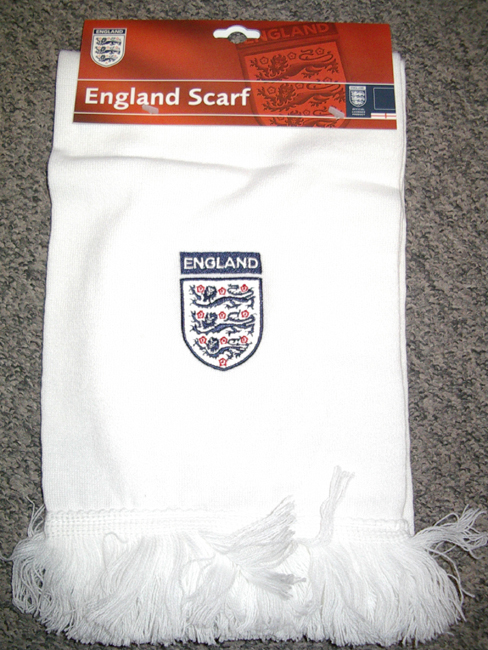 England Football Official Embroidered Crest Scarf