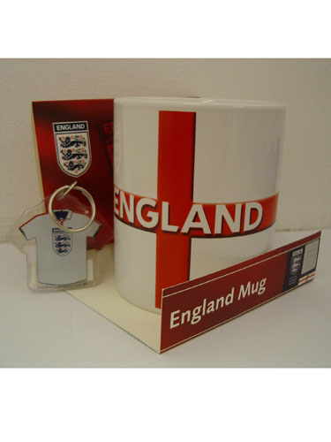 England Football St George Cross Mug with Free Keyring
