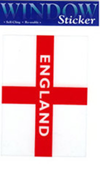 england Football Window Stickers Medium