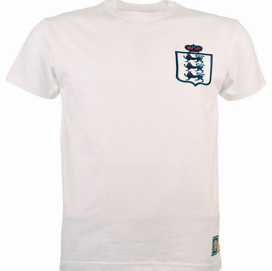 England Limited Edition Retro T-Shirt - White