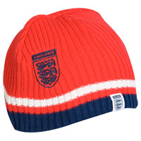 england Match Days Reversible Beanie Hat - Red.