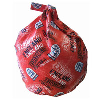 england Red Graffiti Bean Bag.