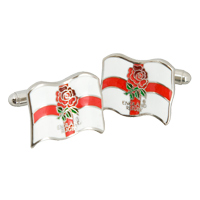 england Rugby Cross Of St George Flag Cufflinks