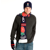 England Rugby Hat/ Scarf andamp; Glove Set -