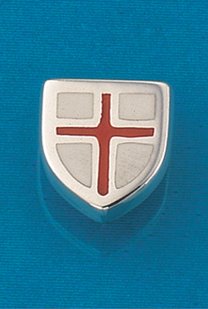 ENGLAND sterling silver england st george shield earing