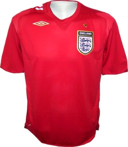 Umbro England away 06/08