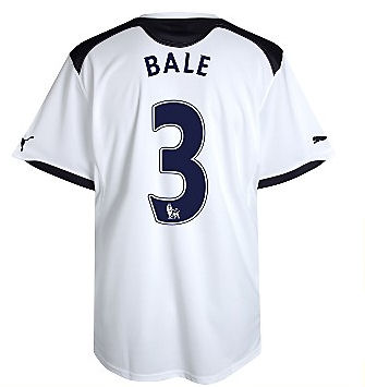 English teams Puma 2010-11 Tottenham Puma Home Shirt (Bale 3)