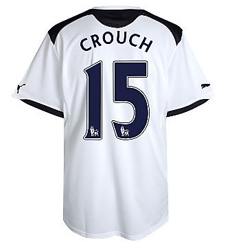 English teams Puma 2010-11 Tottenham Puma Home Shirt (Crouch 15)