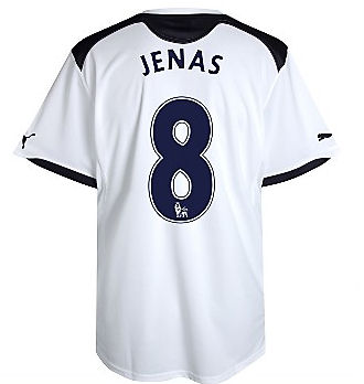 English teams Puma 2010-11 Tottenham Puma Home Shirt (Jenas 8)