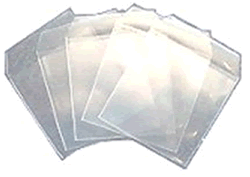 100 micron Clear PVC CD Sleeves Pack Of 100