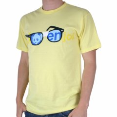Enjoi Mens Enjoi Geek Chic Tee Lemon