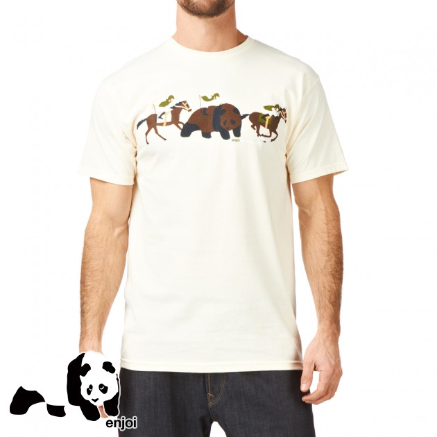 Enjoi Mens Enjoi Long Shot T-Shirt - Cream