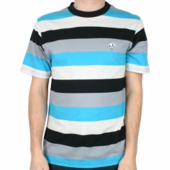 Enjoi Mens Enjoi Skid Marks Custom Tee Cyan