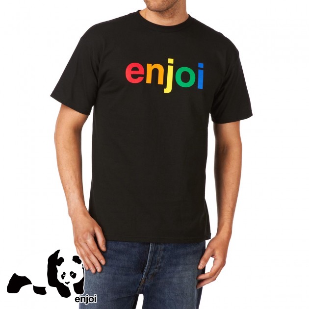 Mens Enjoi Spectrum T-Shirt - Black