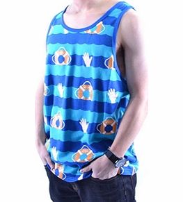 Enjoi No Diving Tank Top - Blue