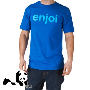 T-Shirts - Enjoi Helvetica T-Shirt - Royal
