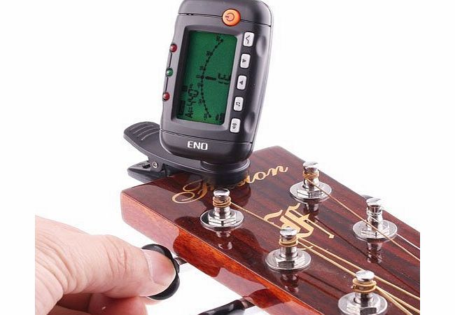 Eno  EMT-320 Clip-on Acoustic Guitar, Bass, Ukulele, Violin, Digital Tuner/Metronome *LIMITED DISCOUNT*