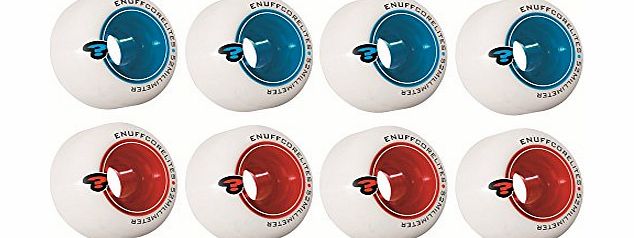 Enuff Corelites 52mm White/Red Skateboard Wheels