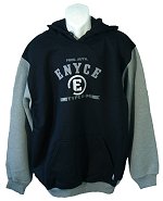 E-96 Hooded Sweatshirt Black Size XXX-Large