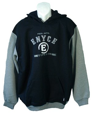 E-96 Hooded Sweatshirt Black