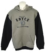 Enyce E-96 Hooded Sweatshirt Grey Size X-Large