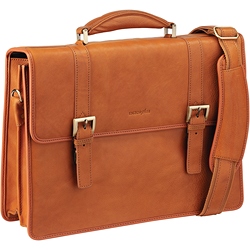 Enzo Rossi Briefcase in new correspondence leather