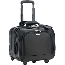 Trolley case in deer tan leather